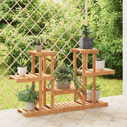 Plantenstandaard 75X25X140,5 Cm Massief Vurenhout