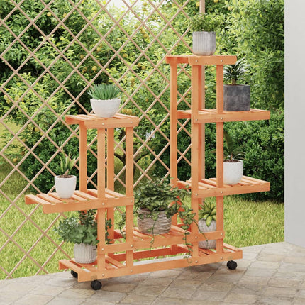 Plantenstandaard 75X25X140,5 Cm Massief Vurenhout