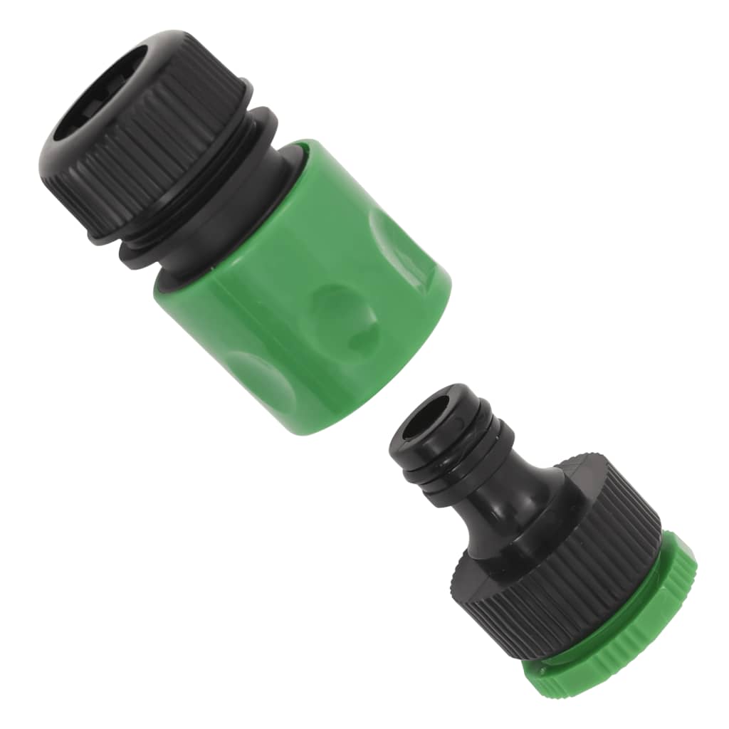 Tuinslang Met Koppelingsset 0,75'' 50 M Pvc Groen