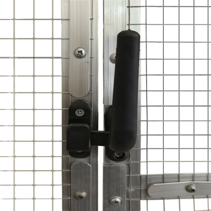 Volière 1,79X3X1,85 M Aluminium Kleurig