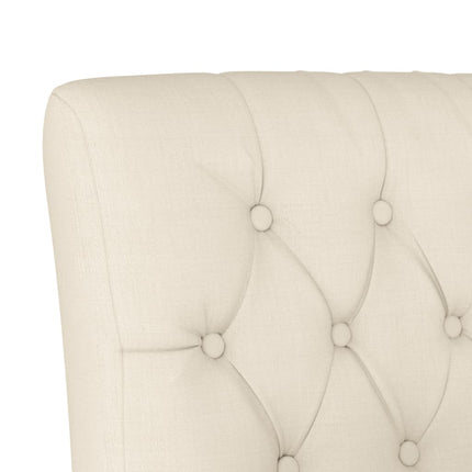Eetkamerstoel Knoopontwerp Linnen