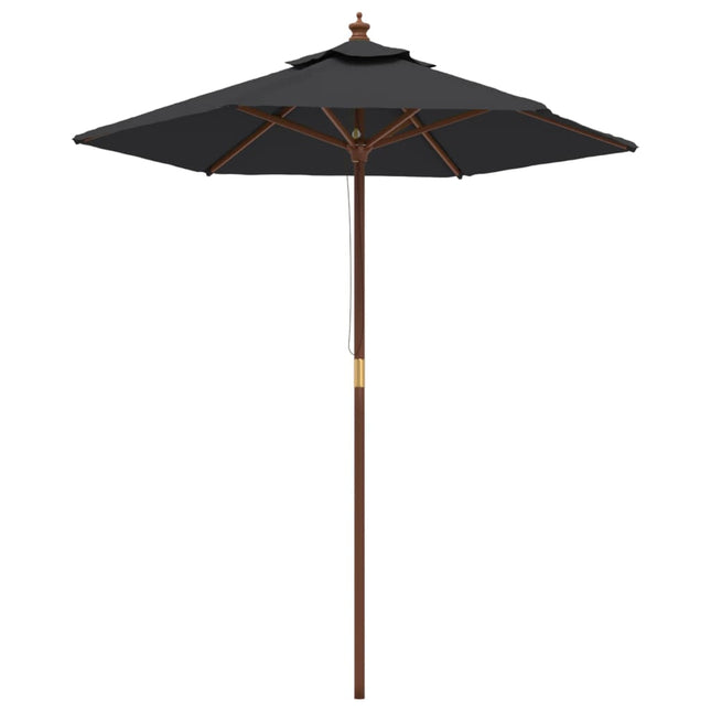 Parasol Met Houten Paal 196X231 Cm