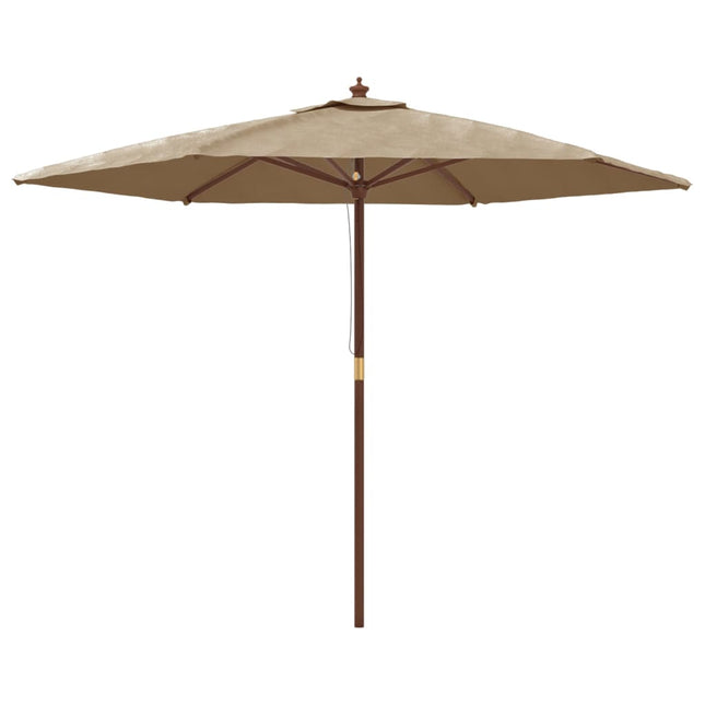 Parasol Met Houten Paal 299X240 Cm