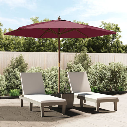 Parasol Met Houten Paal 299X240 Cm