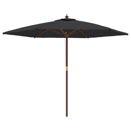 Parasol Met Houten Paal 299X240 Cm