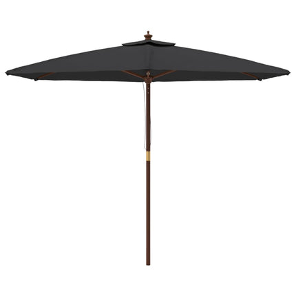 Parasol Met Houten Paal 299X240 Cm