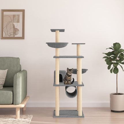 Kattenmeubel Met Sisal Krabpalen 141 Cm