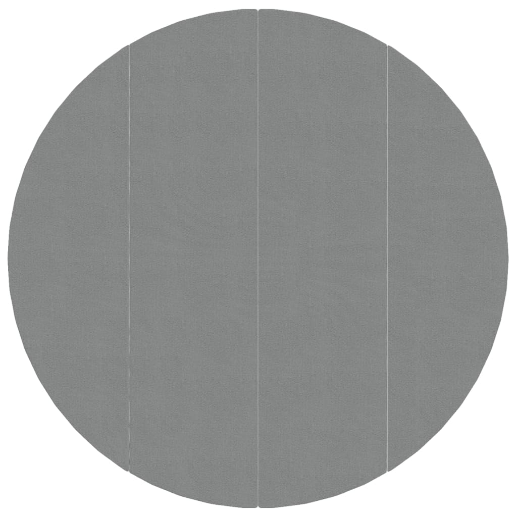 Zwembadgrondzeil Ø428 Cm Polyester Geotextiel Lichtgrijs