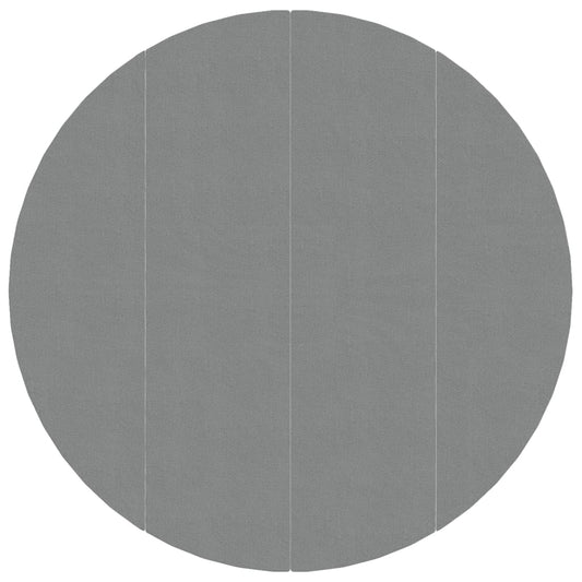 Zwembadgrondzeil Ø428 Cm Polyester Geotextiel Lichtgrijs