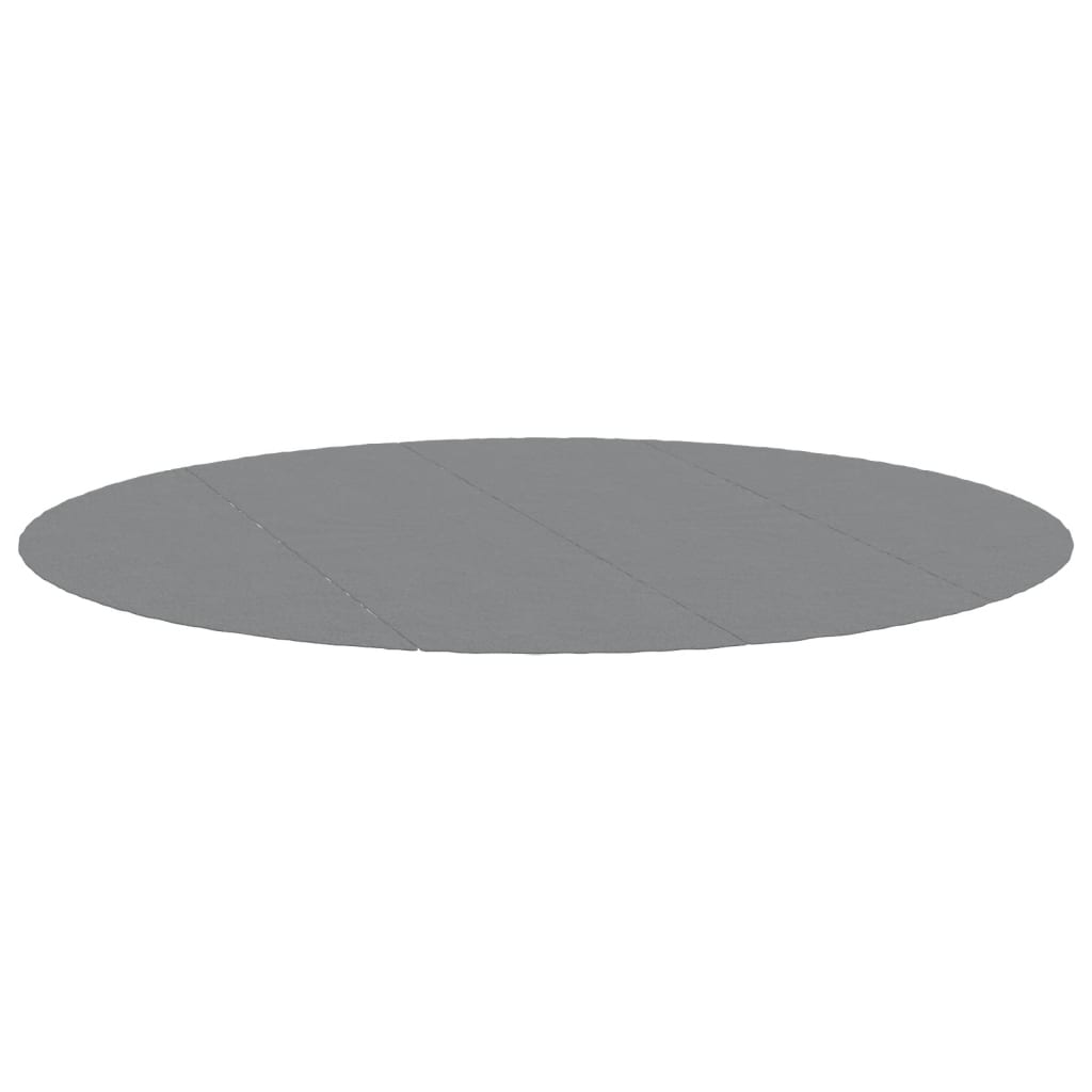 Zwembadgrondzeil Ø428 Cm Polyester Geotextiel Lichtgrijs