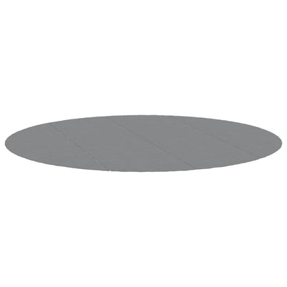Zwembadgrondzeil Ø428 Cm Polyester Geotextiel Lichtgrijs