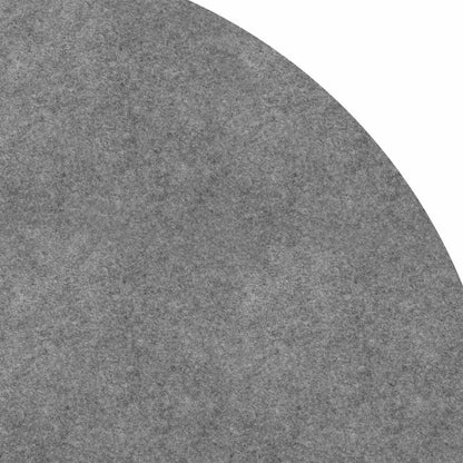 Zwembadgrondzeil Ø428 Cm Polyester Geotextiel Lichtgrijs