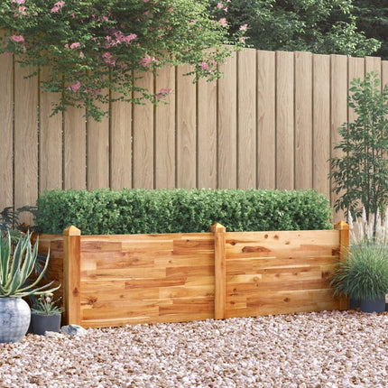Plantenbak Verhoogd 160X60X44 Cm Massief Acaciahout Doorzichtig