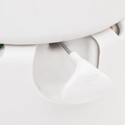 Campingtoilet Geïntegreerd 24+17 L Hdpe En Pp Wit