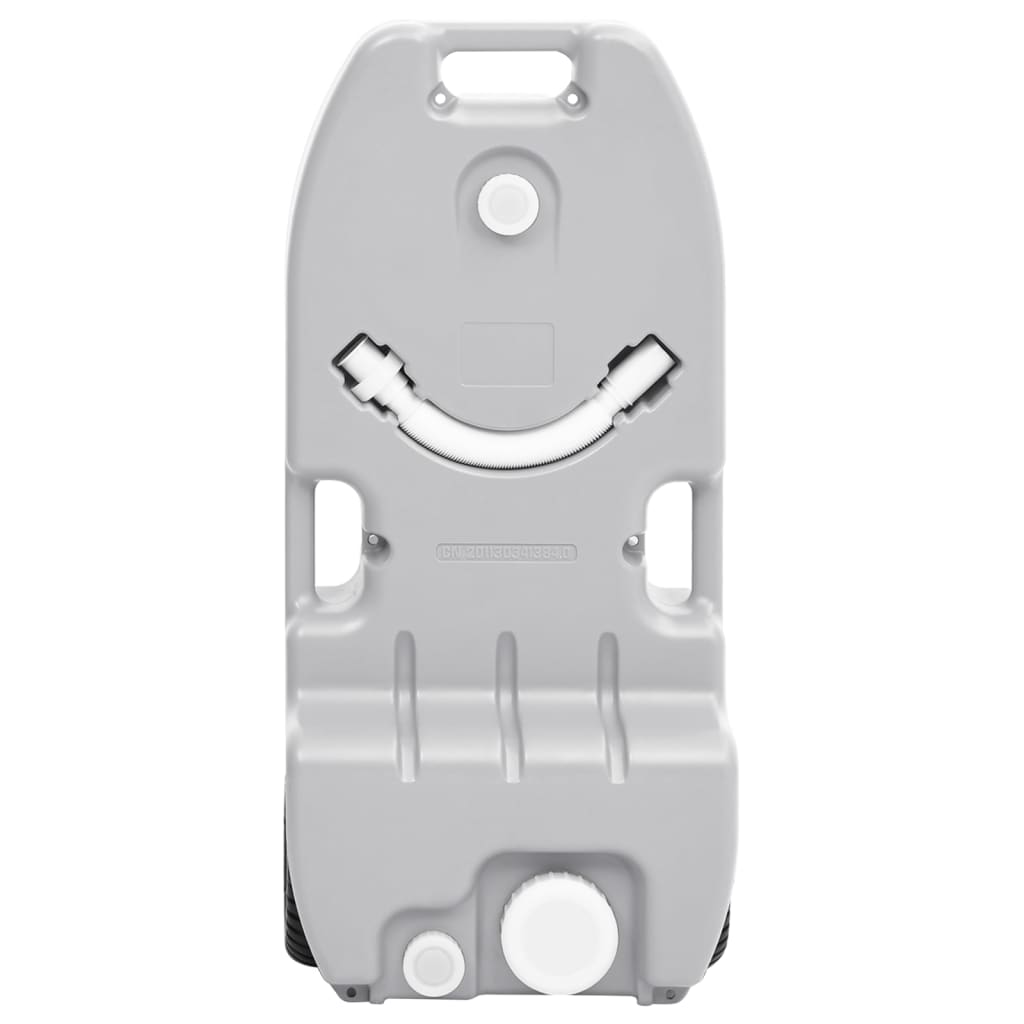 Watertank op wielen 25 L grijs