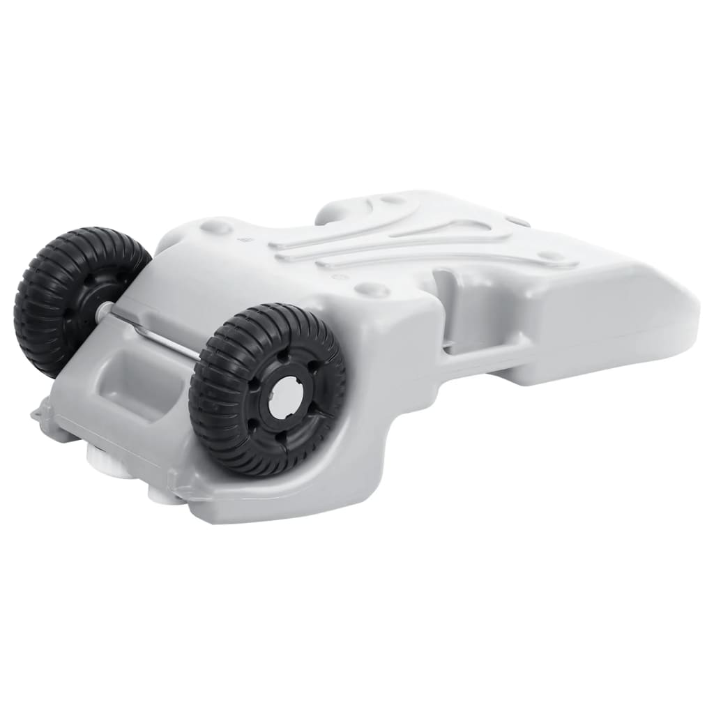 Watertank op wielen 25 L grijs