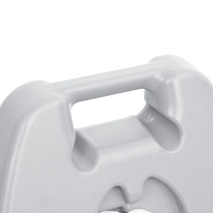 Watertank op wielen 25 L grijs