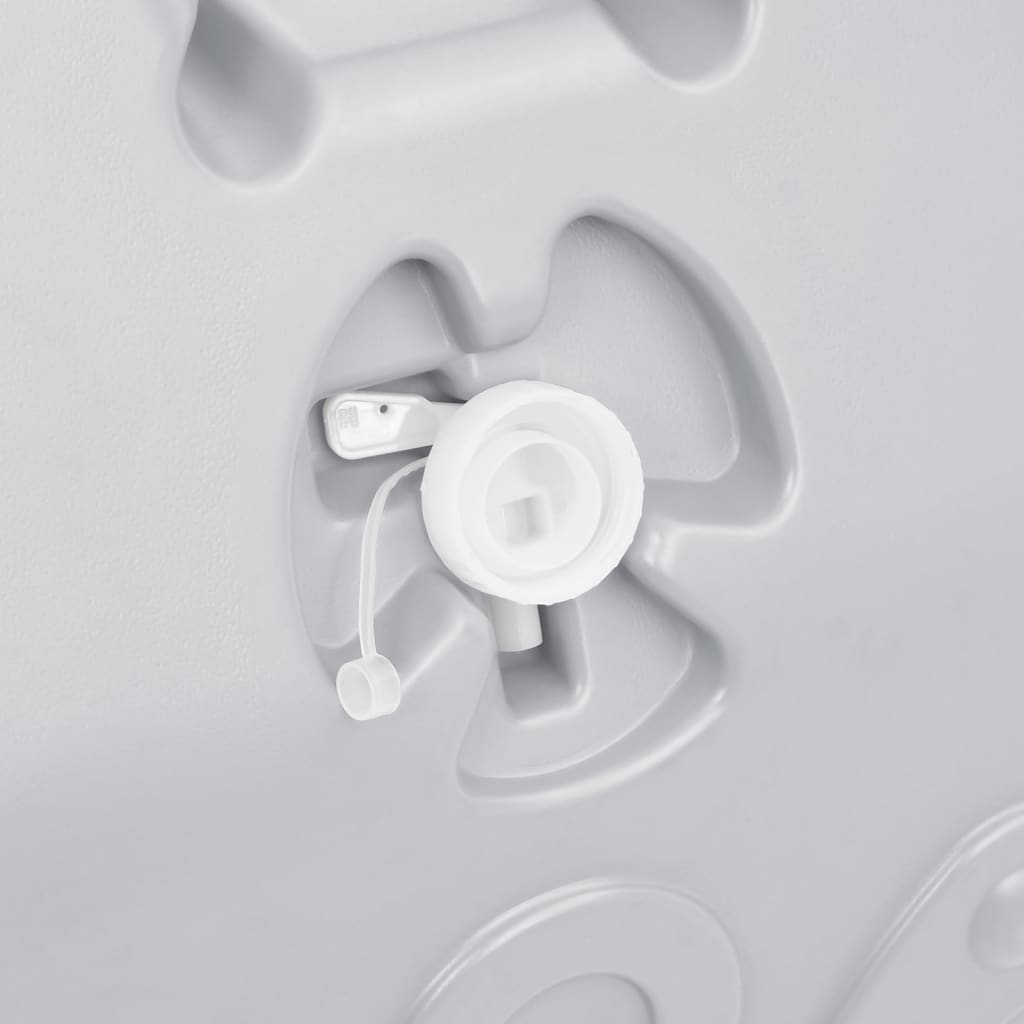 Watertank op wielen 25 L grijs