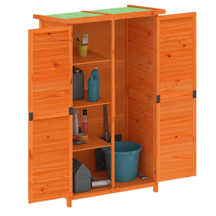 Tuinschuur 83X57X140 Cm Massief Grenenhout