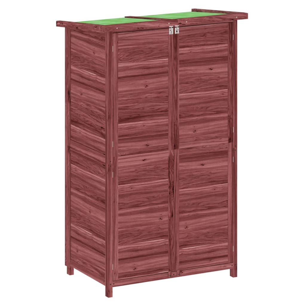 Tuinschuur 83X57X140 Cm Massief Grenenhout Kleurig
