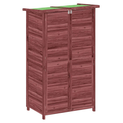 Tuinschuur 83X57X140 Cm Massief Grenenhout Kleurig