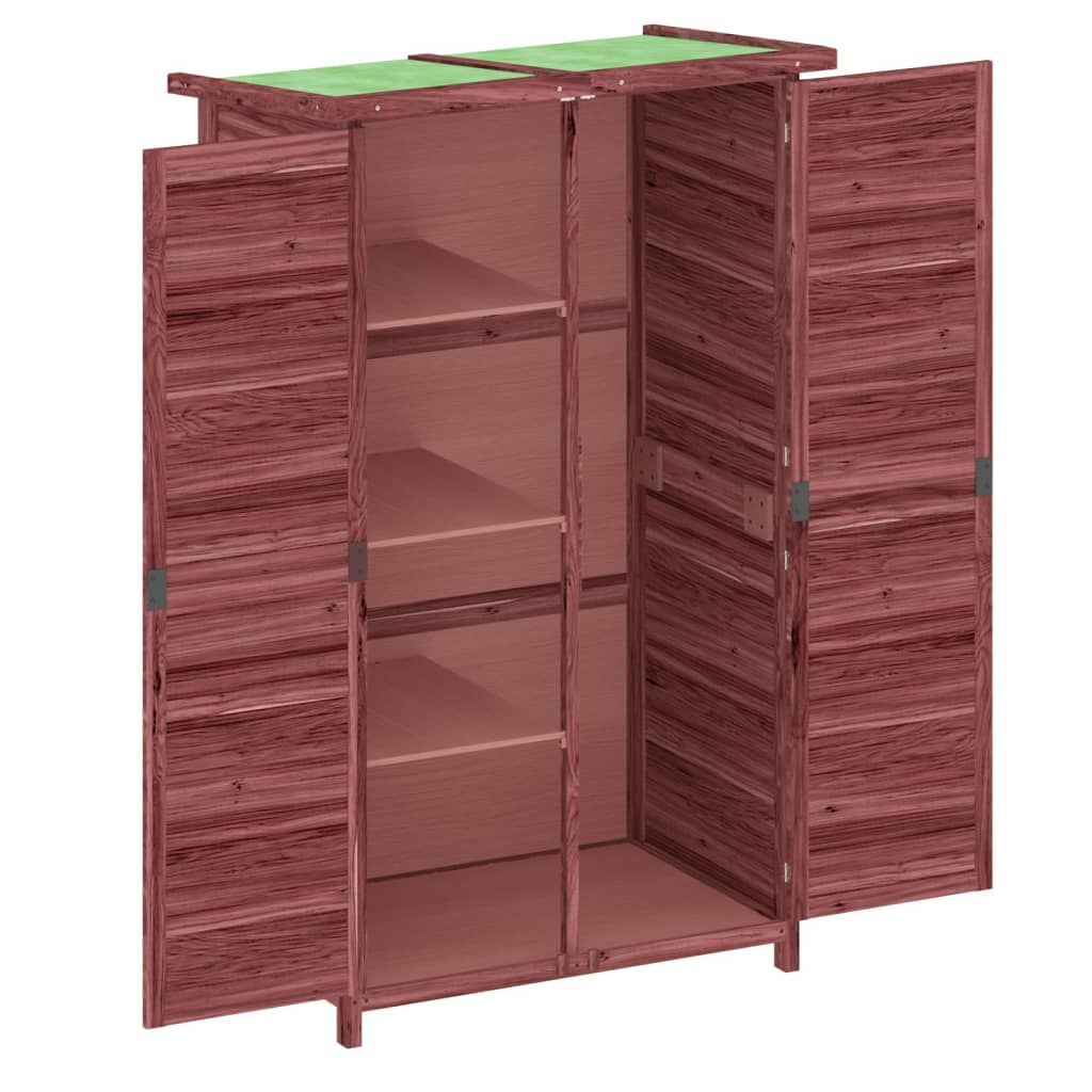 Tuinschuur 83X57X140 Cm Massief Grenenhout Kleurig