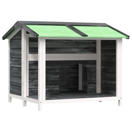 Hondenhok 96X87X80,5 Cm Massief Grenenhout
