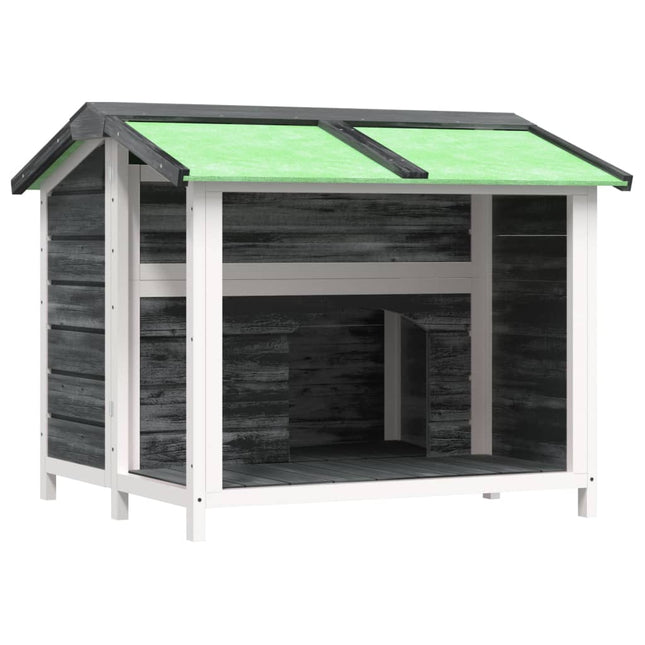 Hondenhok 96X87X80,5 Cm Massief Grenenhout