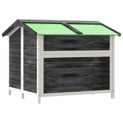 Hondenhok 96X87X80,5 Cm Massief Grenenhout