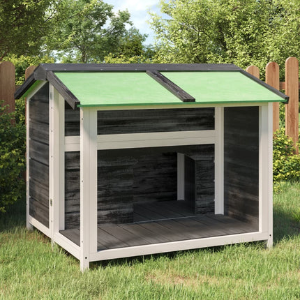 Hondenhok 96X87X80,5 Cm Massief Grenenhout
