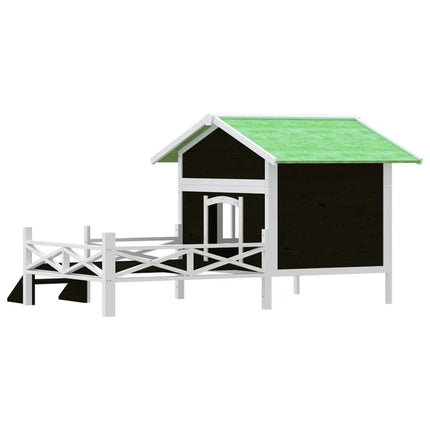 Hondenhok 159X120X88,5 Cm Massief Grenenhout