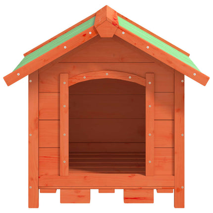 Hondenhok 65X65X61,5 Cm Massief Grenenhout