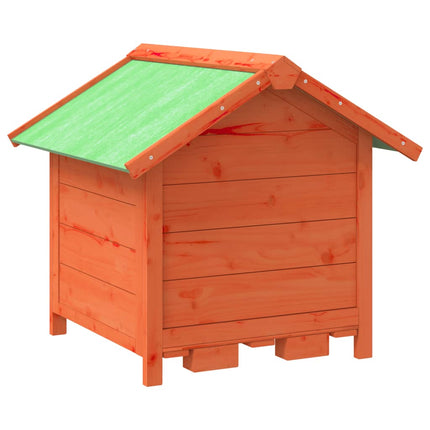 Hondenhok 65X65X61,5 Cm Massief Grenenhout