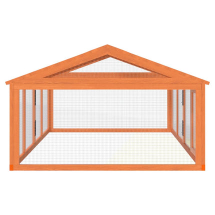 Dierenren 200X112,5X74 Cm Massief Grenenhout