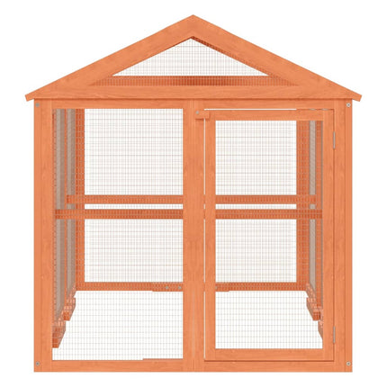 Dierenren 141X94X104 Cm Massief Grenenhout
