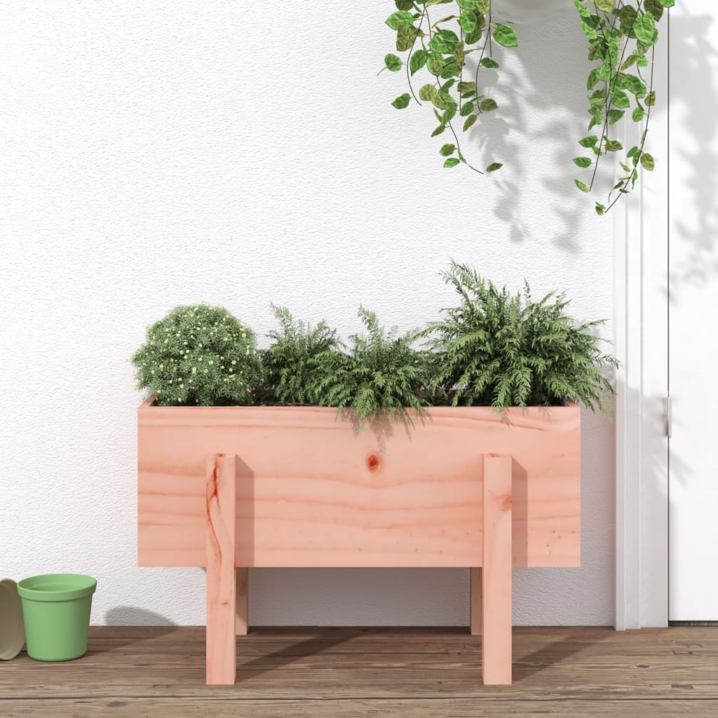 Plantenbak Massief Grenenhout Zwart