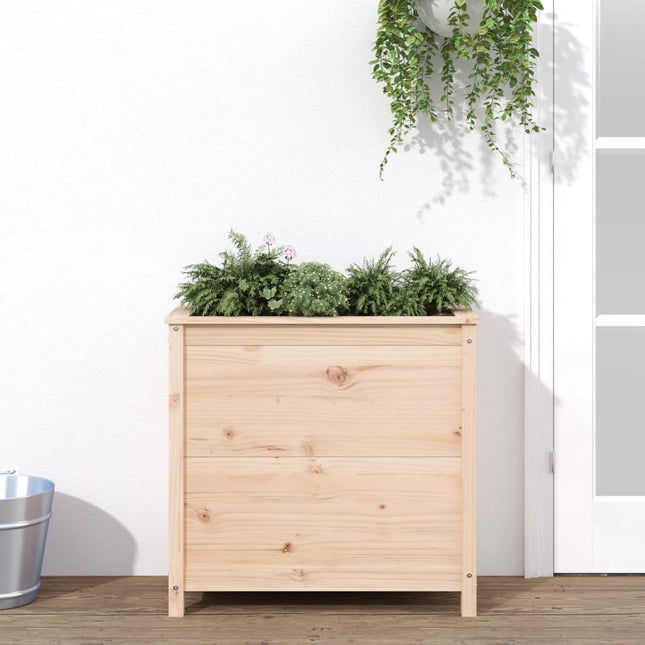 Plantenbak 82,5X40X78 Cm Massief Grenenhout