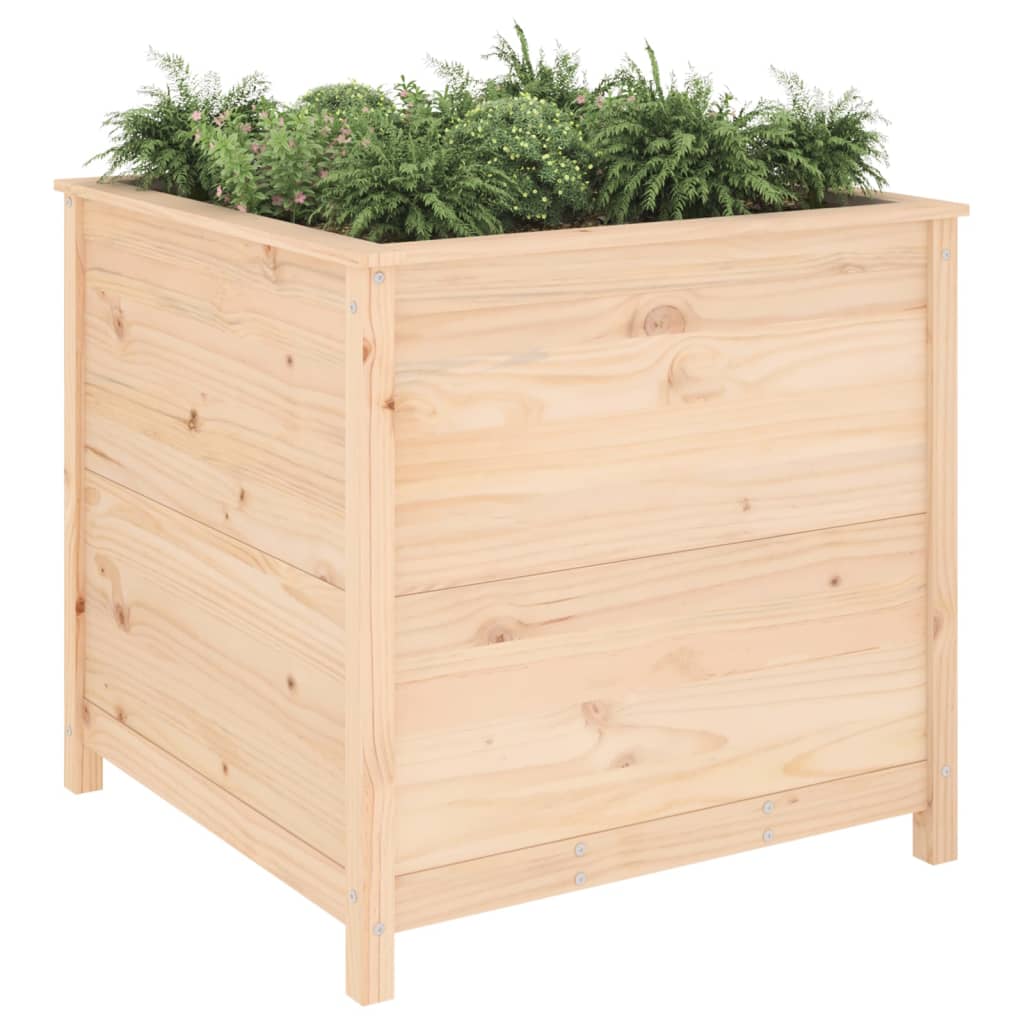 Plantenbak 82,5X82,5X78 Cm Massief Grenenhout