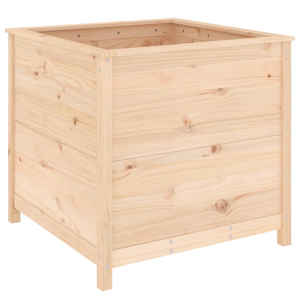 Plantenbak 82,5X82,5X78 Cm Massief Grenenhout