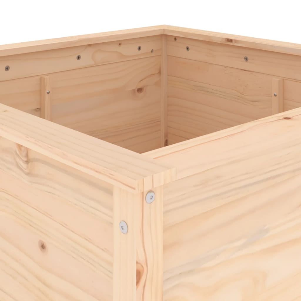 Plantenbak 82,5X82,5X78 Cm Massief Grenenhout