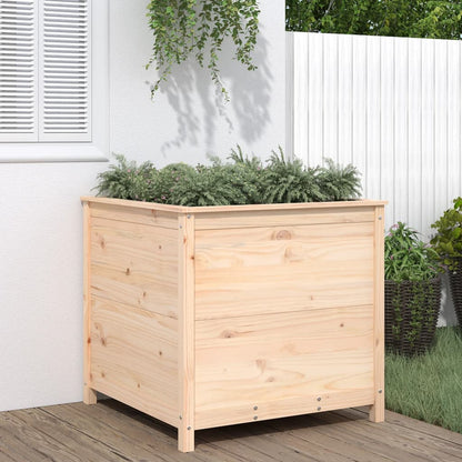 Plantenbak 82,5X82,5X78 Cm Massief Grenenhout