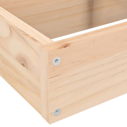 Plantenbak 4-Laags 80,5X79X36 Cm Massief Grenenhout