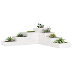 106 x 104.5 x 36 cm / Wit grenenhout