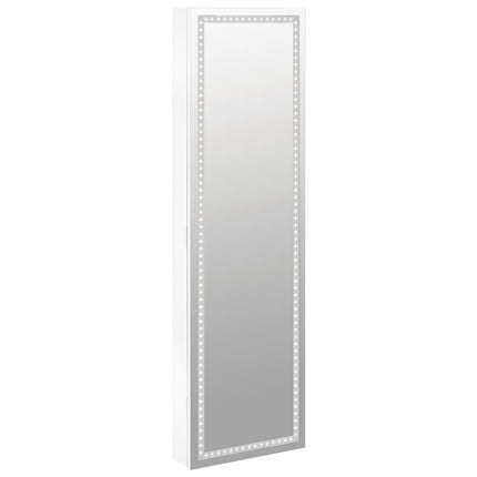 Sieradenkast Met Spiegel En Led Wandgemonteerd