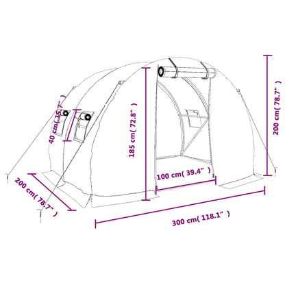 Tuinkas Met Stalen Frame 6 M²