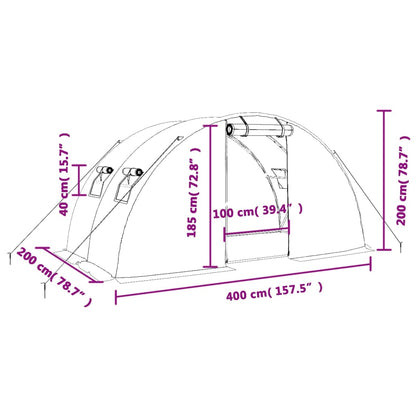 Tuinkas Met Stalen Frame 8 M²