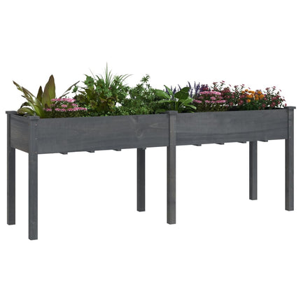 Plantenbak Met Voering Massief Vurenhout