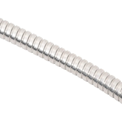 Tuinslang Met Sproeikop 0,6'' Roestvrij Staal Zilverkleur