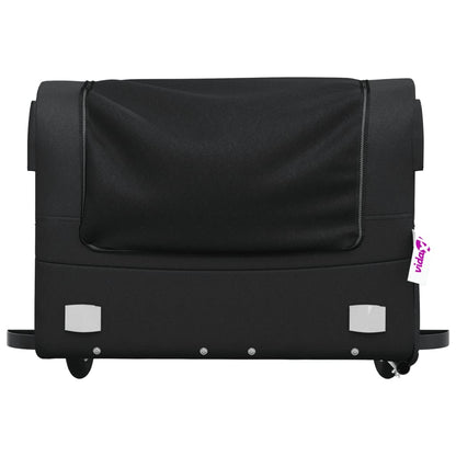 IJzeren fietstrailer 45 kg: zwart