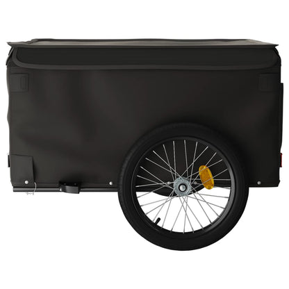 IJzeren Fietstrailer 45 kg, kleur zwart